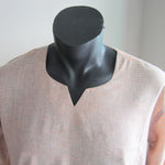 Peach and Grey stripes full sleeve 100% cotton summer shirts