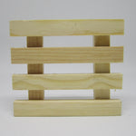 Natural Pine Soap Tray - Rack (Natural)