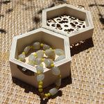 Hexagon Classic Wavy Wooden Gift Box