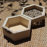 Hexagon Classic Ferriswheel Wooden Gift Box