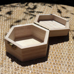 Hexagon Rosewood Finish Love Wooden Gift Box