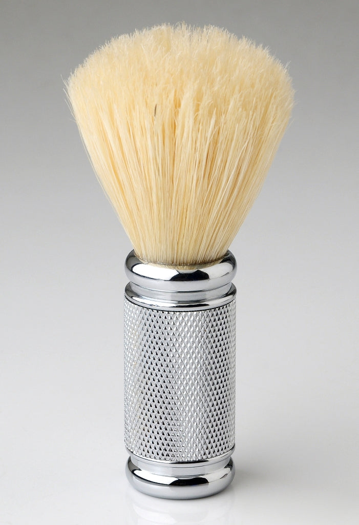 Pearl Pure Boar Hair Shaving Brush (SILVER DOTS)