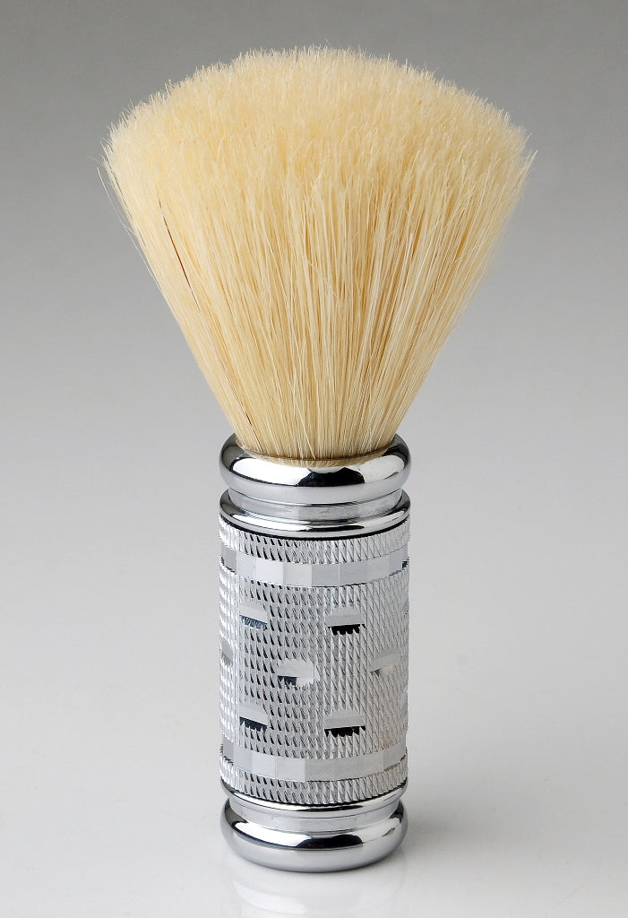 Pearl Pure Boar Hair Shaving Brush (SILVER TAONGA)
